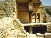 Palatul Knossos de pe insula Creta, Grecia