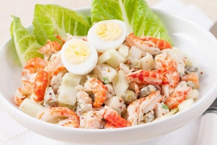 Rețetă de salată de crab simplu de la porumb și bețișoare