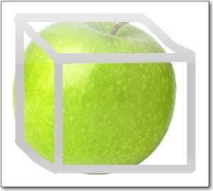 Pătrat de mere, lecții photoshop