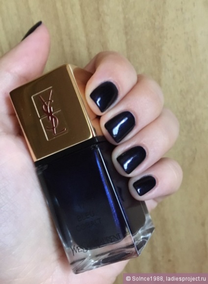 Lac de unghii ysl la laque couture (nuanta 17 bleu cobalt) - opinii, poze si pret