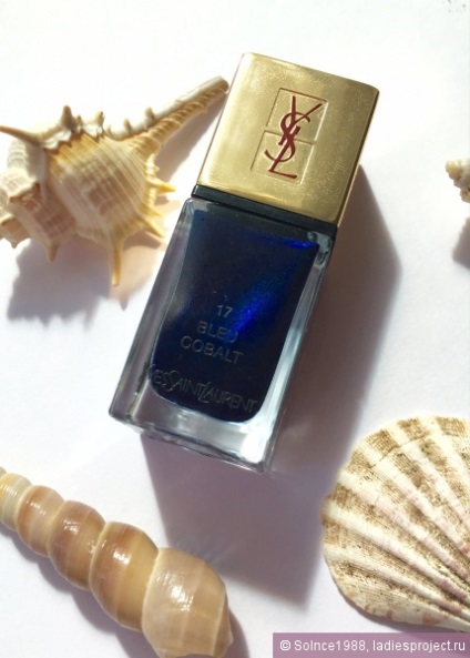 Lac de unghii ysl la laque couture (nuanta 17 bleu cobalt) - opinii, poze si pret