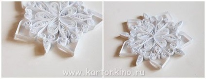 Master class pentru copii Crăciun jucării în tehnica quilling