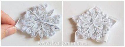 Master class pentru copii Crăciun jucării în tehnica quilling