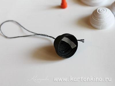 Master class pentru copii Crăciun jucării în tehnica quilling