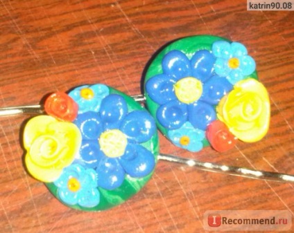 Set de flori din plastic - clipuri de păr și benzi elastice cu mâinile tale! Foto! (Actualizat) 