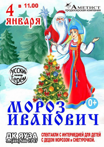 Anul nou poster al districtului Pushkin cum să-și petreacă vacanța