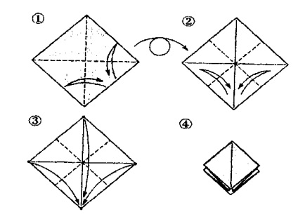 Origami de la pasăre de hârtie