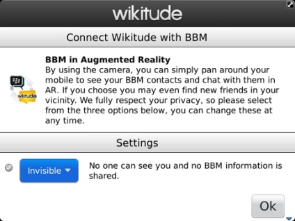 Cu privire la modul de a stabili wikitude și conecta la BlackBerry Messenger, BlackBerry în Rusia