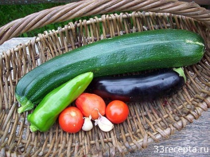 Legume pe gratar (coapte la mina, la gratar), reteta cu o fotografie