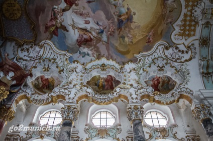 Biserica bisericii wiskirche (wieskirche) - patrimoniu al UNESCO, mergeți la munich