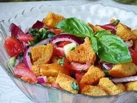 Panzanella paradicsommal, recept