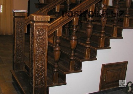 Parapete pentru scari, din lemn sau metal