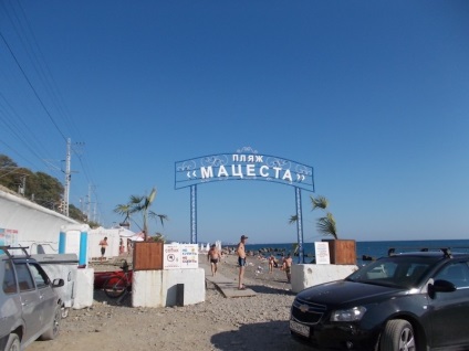 Beach matsesta - cum să ajungi acolo, fotografii, descriere, precum și toate avantajele și dezavantajele sale