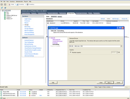 Conectarea freenas iscsi conduce la vmware esxi, ajutor pentru calculator