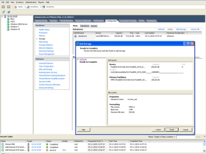 Conectarea freenas iscsi conduce la vmware esxi, ajutor pentru calculator