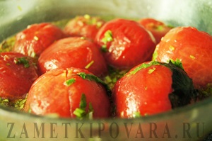 Tomate, marinate în lămâie cu miere, rețete simple cu fotografii