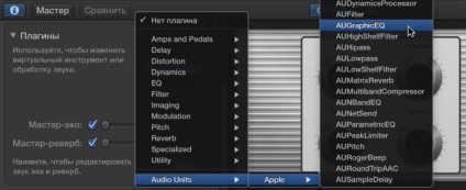 Lucrați cu module audio plug-in în garaj, ajutați la garaj