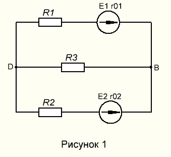 Calculul circuitului electric de curent continuu prin metoda suprapunerii (suprapunerea curenților), electricieni