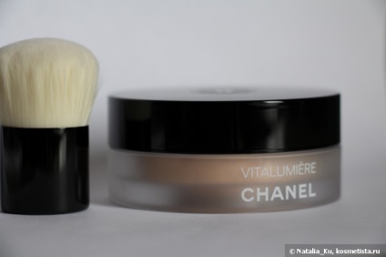 Pulbere pulbere chanel vitalumiere pulbere liberă spf15 cu perie mini kabuki la umbră