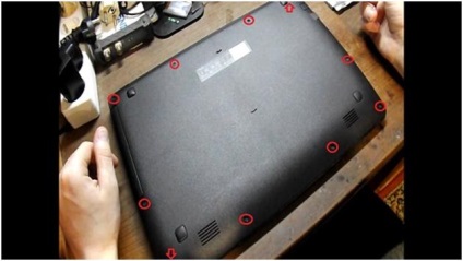 Demontarea laptopului asus a553m (x553m)