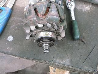Repararea generatoarelor, releu de încărcare, colector rotor (inele de contact) - reparații - clubul touran