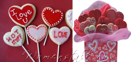 Rețete pentru Ziua Îndrăgostiților - cookie-urile de Valentine