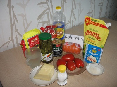 A pizza gyors receptjének receptje - lépésről-lépésre recept, egy fotóval, hogyan kell főzni