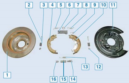 Frână de mână Chevrolet Lacetti chevrole lachetti (deu genra)