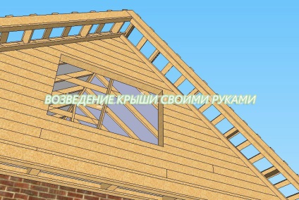 Reglarea independentă a unui acoperiș gable