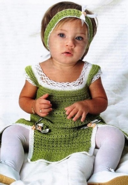 Rochie pentru fete (112 fotografii) Tricotate, rus populare, modele, tricotate, pentru vara, cu tricot