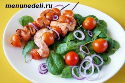 Skewers de păstrăvi