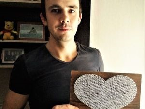 Створюємо серце в техніці string art - ярмарок майстрів - ручна робота, handmade