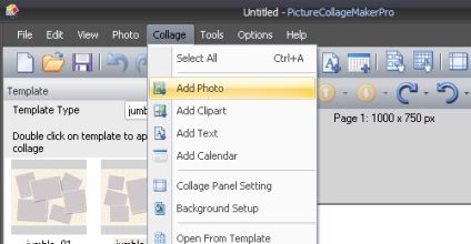 Crearea de colaje folosind programul de colaj de imagine pro program
