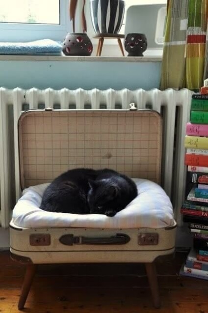 Loc de dormit pentru pisică în armonie cu designul