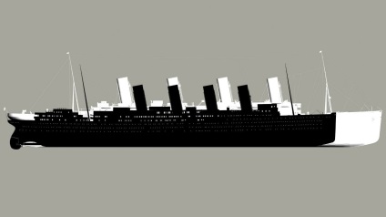 Comparație - Titanic - cu alte nave