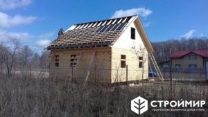 Constructii de case din lemn rotund in raionul Kolomna