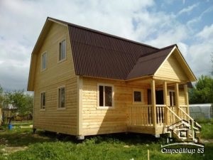 Constructii de case din lemn rotund in raionul Kolomna