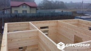 Constructii de case din lemn rotund in raionul Kolomna