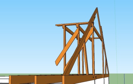 Construcția unui sistem de acoperiș gable (partea 2)