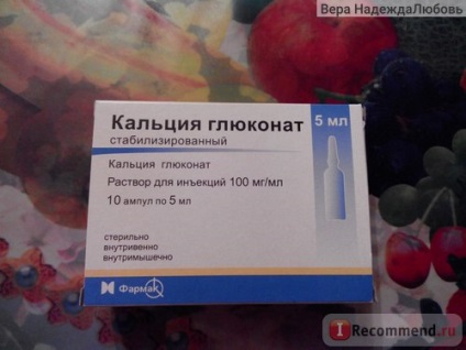 Vitaminok kalcium gyógyszerész glükonát oldat 10% ampulla 5 ml - 