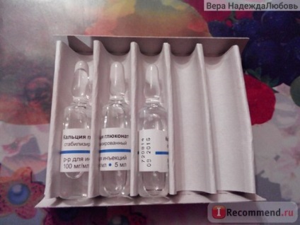 Vitamina soluție farmacistului gluconat de calciu 10% fiolă 5ml - 