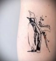 Înțeles tattoo penguin meaning, story, photo, sketches of tattoo drawings