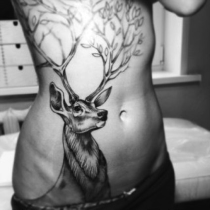 Înțeles tattoo (tattoo) deer