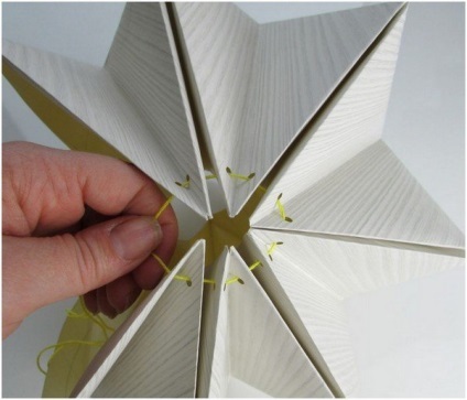 Papir lámpabúra origami technikával