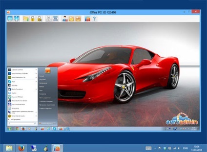 Aeroadmin - ingyenes távoli hozzáférés a számítógéphez az interneten keresztül, távirányító
