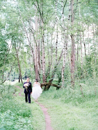 Boemia de nunta pădure și romance