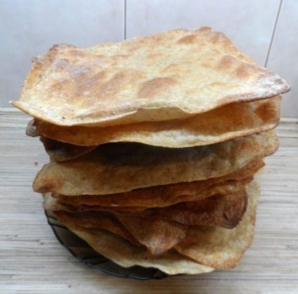 Chapati - tortilla indiană - cum să pregătiți chapatis acasă, rețetă pas cu pas cu o fotografie