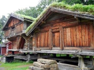 Dacha és ház - norvég fa építészet