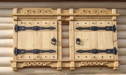 Obloane din lemn pe ferestre cu propriile tipuri de mâini, crearea și instalarea pas cu pas