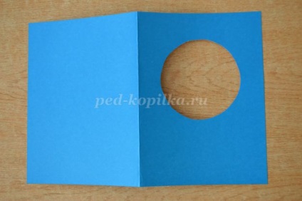 Carte poștală pentru copii - aplicată pentru tatăl propriilor mâini